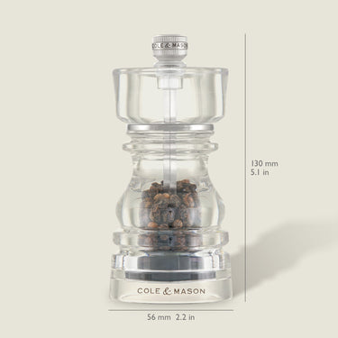 Cole & Mason London Acrylic Salt & Pepper Mills